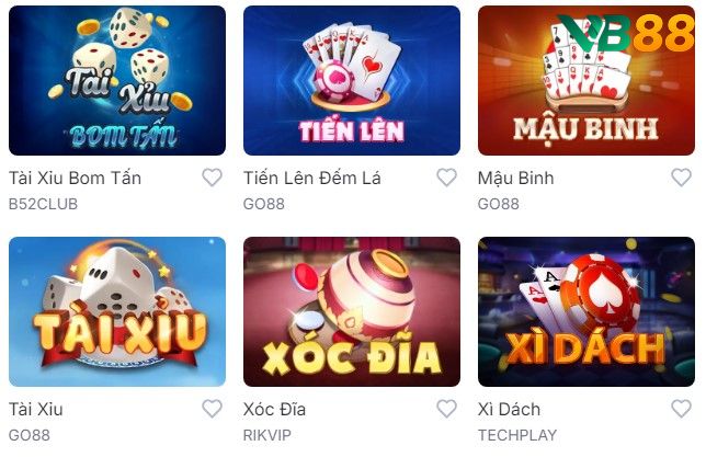 Game bài tại VB88