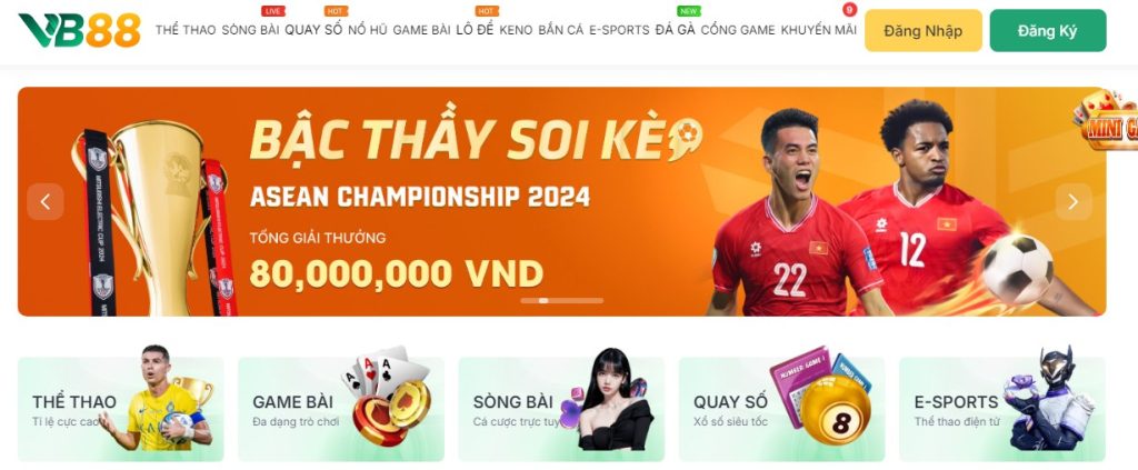 Khám phá các trò chơi hấp dẫn tại nhà cái VB88